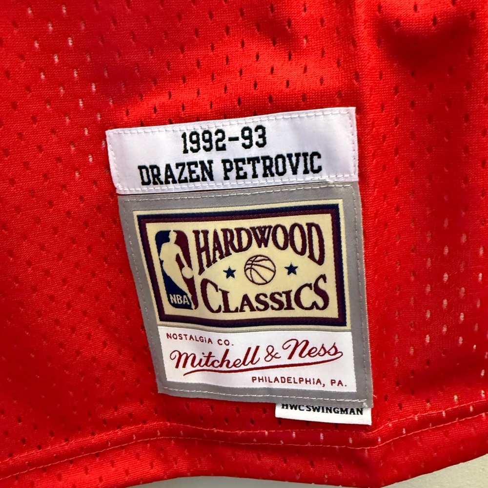 Drazen Petrovic Nets Mitchell & Ness Jersey Mediu… - image 3